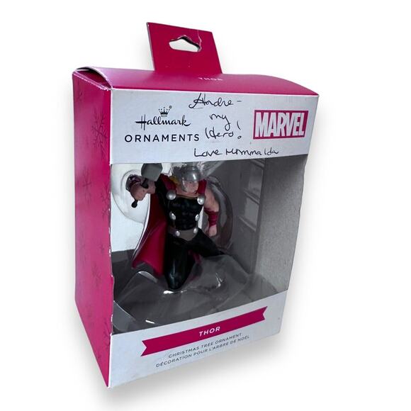 Hallmark Ornaments Thor Marvel Series Super Heros Christmas Tree In Package - Picture 7 of 7